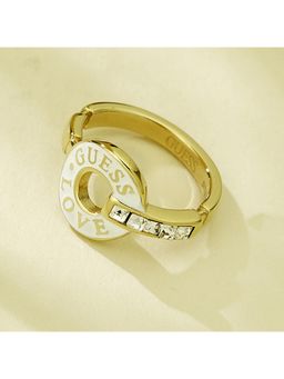 Guess - Love Gold-Plated Stainless Steel Ring For Women