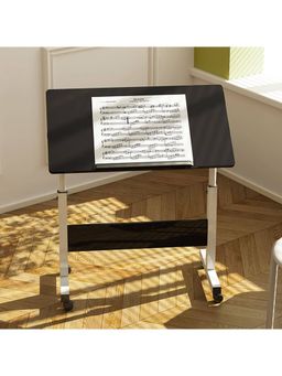 Savya Home - Black Manual Height Adjustable Desk