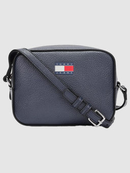 Tommy Hilfiger - Solid Blue Pu Sling Bag