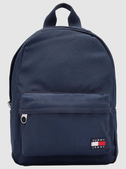 Tommy Hilfiger - Solid Blue Polyester Backpack