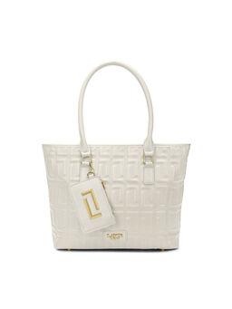 Lavie Luxe - Women Jemmy Pro Handbag and Pouch -Off-white (L)