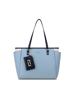 Lavie Luxe - Women Addie Handbag and Pouch -Powder Blue (L)