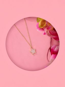 Accessorize London - Womens White Star Pendant Necklace