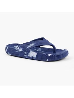SOLETHREADS - Flurry Solid Navy Men Flipflops
