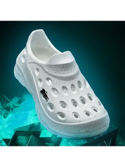 SOLETHREADS - Monster Solid White Men Clogs