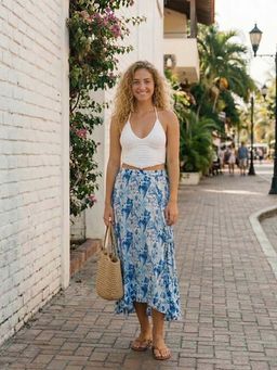 Keepfit - Printed Swimwear Cover-Up Sarong