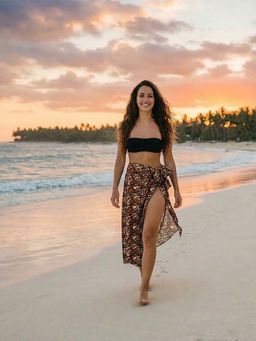 Keepfit - Printed Swimwear Cover-Up Sarong