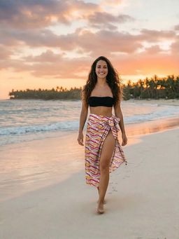 Keepfit - Printed Swimwear Cover-Up Sarong