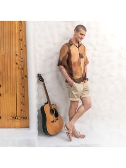 SOLETHREADS - Elite Marble Grey Printed Men Flip Flop