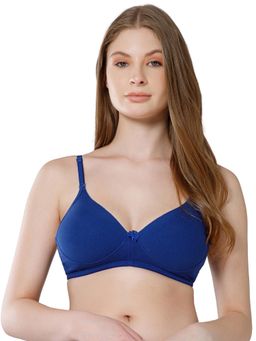 Bodycare - Women Navy Blue Solid Seamless Padded Bra