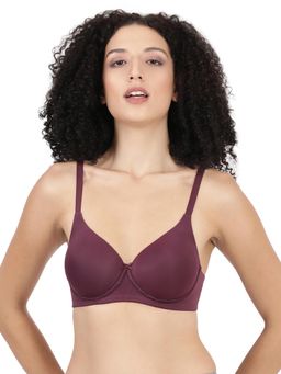 BLOSSOM - Women Wine Full Coverage Padded Bra