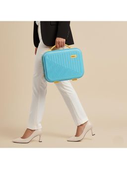 TIMUS - Aegis Hard Shell Vanity Case - Blue and Yellow