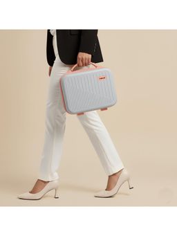 TIMUS - Aegis Hard Shell Vanity Case - Grey and Pink