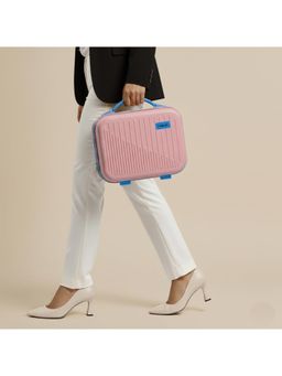 TIMUS - Aegis Hard Shell Vanity Case - Pink and Blue