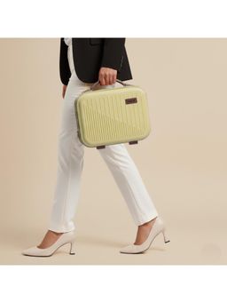 TIMUS - Aegis Hard Shell Vanity Case - Yellow and Coffee
