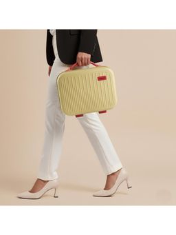 TIMUS - Aegis Hard Shell Vanity Case - Yellow and Red