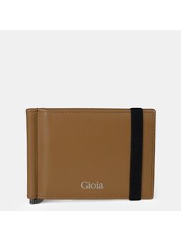 Gioia - Enzo Leather Moneyclip Wallet - Tan