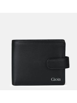 Gioia - Multi Slot Leather Card Case Wallet - Black
