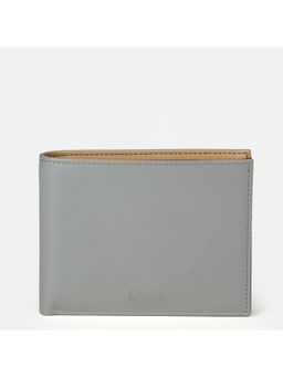 Gioia - Solid Bifold Wallet - Grey