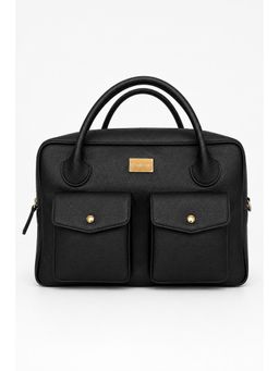 RASHKI - Volo 15 inch Unisex Laptop Bag With Detachable Strap - Black