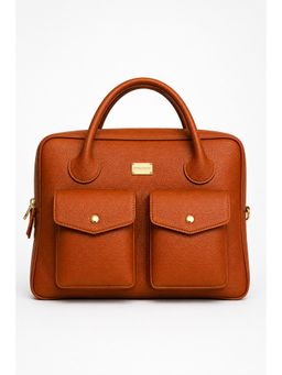 RASHKI - Volo 15 inch Unisex Laptop Bag With Detachable Strap - Tan