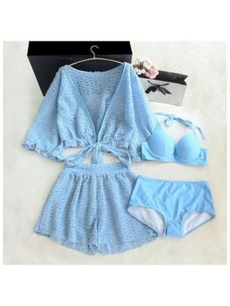 MISS MOSA BY AKANKSHA - Russel Bikini Top With Panty & Swimsuit (Set of 3)