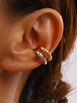 ZAISHA - Gold Stainless Steel Statement Earrings