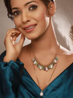 Jazz and Sizzle - Gold Brass Statement Necklace