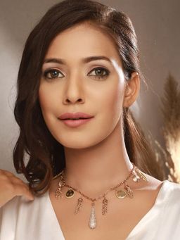 Jazz and Sizzle - Gold Brass Statement Necklace