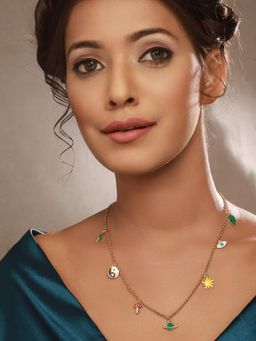 Jazz and Sizzle - Gold Brass Statement Necklace