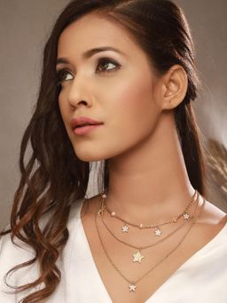 Jazz and Sizzle - Gold Brass Statement Necklace