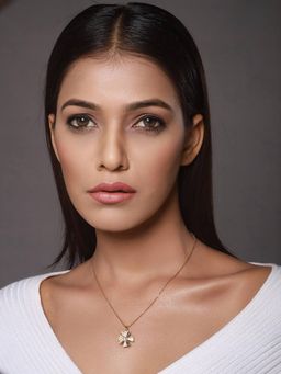 Jazz and Sizzle - White Brass Pearl Necklace