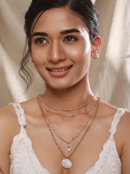 Jazz and Sizzle - Gold Brass Statement Necklace