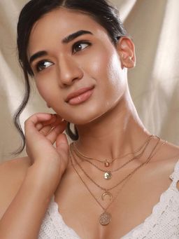 Jazz and Sizzle - Gold Brass Statement Necklace