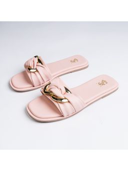 Shoe that fits you - Solid Baby Pink Sliders