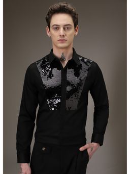 Banana Club - Sequence Debonair Designer Black Shirt