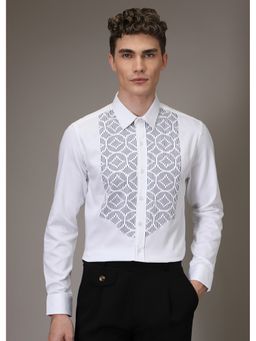 Banana Club - White Cocktail Designer Shirt