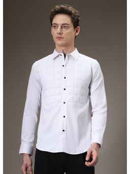Banana Club - White Padded Check Shirt