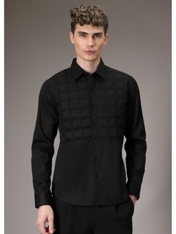 Banana Club - Black Padded Check Shirt
