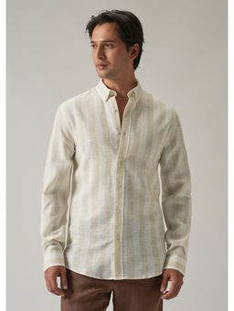 Banana Club - Boulder Beige Cosmos Blended Linen Shirt
