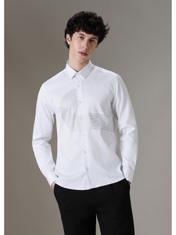 Banana Club - White Silver Foil Designer Shirt