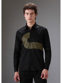 Banana Club - Black Gold Foil Designer Shirt