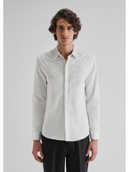 Banana Club - Stud White Designer Shirt
