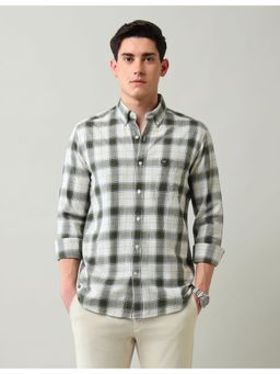 Arrow Sports - Cotton Full Sleeves Green Shirt