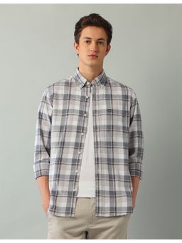 Arrow Sports - Cotton Full Sleeves Grey Shirt