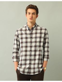 Arrow Sports - Cotton Full Sleeves Brown Shirt
