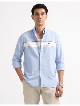 Arrow Sports - Cotton Full Sleeves Blue Shirt