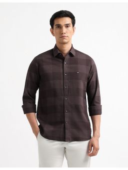 Arrow Sports - Cotton Full Sleeves Brown Shirt