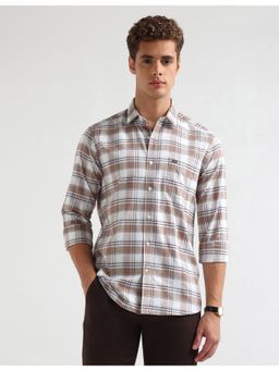 Arrow Sports - Cotton Full Sleeves Brown Shirt