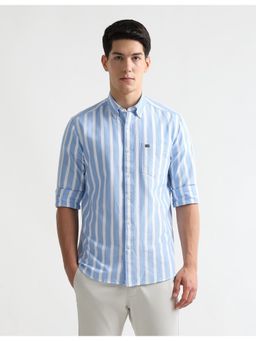 Arrow Sports - Cotton Full Sleeves Blue Shirt